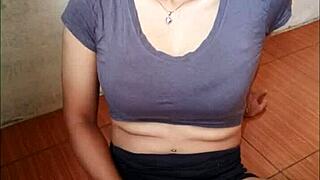 Shemale rides dildo hard in crossdressing anal frenzy