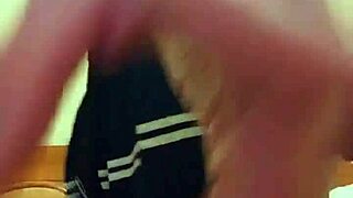 tiktok cutie dances in miniskirt showing small tits pretty pussy thong