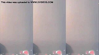 Cute chinese girl dances up and down seductively