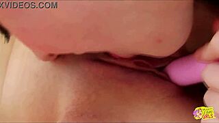 These lingerie babes hump double ended dildo doggystyle to hardcore orgasm—wanna watch?