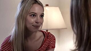 Lesbian Milf Licks Stepdaughter's Shaved Pussy