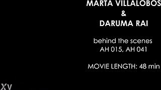 Behind pissing scenes daruma rai marta villalobos gags on bbc gangbang!