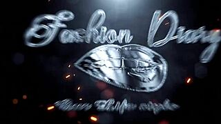 nilmini sheron tries silver bikini with wet pussy thong tease