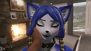 breed that blue vixen milf's furry pussy with big cock cum!