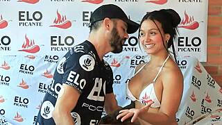 LORENA DOLL'S CUTE COLOMBIAN TITS BOUNCE IN CASTING FUCK