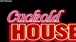 Slutty Bride TEASES Cuckold Then FUCKS Two Bulls