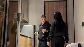 from mall date to parents house with colombian big ass girlfriend riding big cock cowgirl 😍🔥 squirting cumshot