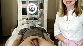 watch her shave big cock pubis and anus on all fours