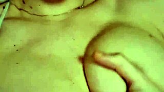 Elzakom shows off her sweet belly tits in sexy lingerie