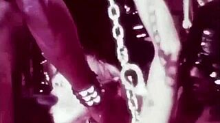 Vintage British Gangbang Binds Dark London In Retro Shadows