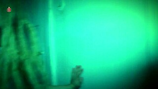 bound slut faces erotic halloween monster in house of madness