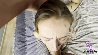 she squirts endlessly riding stepbro's massive throbbing cock nonstop