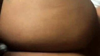 Can This Fat Ebony Ass Handle Tight Pussy Creampie?