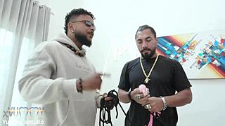 Eva Perez caught for brutal 4-guy anal DAP rimming footjob pounding