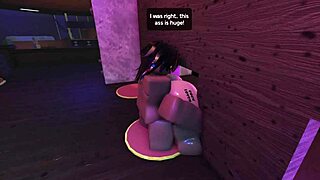 roblox pawg hits the club dancing then cheats with huge cock at gloryhole