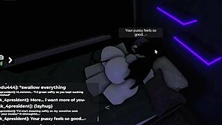 Cute big ass teen gets soulfucked hard by sexy roblox succubus