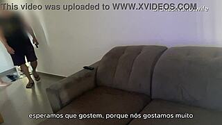 married woman takes anal while husband works