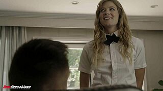 college girl river lynn aces test gets big dick reward 😏🍆💦