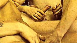 vintage hairy orgy double penetration beaver pounding madness 😱🍆💦