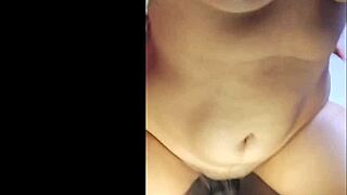 Naughty wife sneaks quickie creampie pounding behind horny husband's back