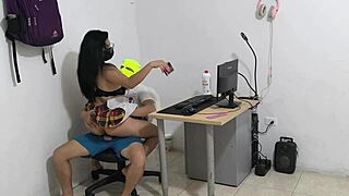 A Dirty Curvy Latina Neighbor Begs For Cock Acting Like Submissive Snail