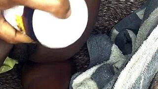 why not watch me cum while riding this fan bottle??