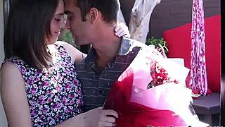 Boyfriend Tongue-Fucks And Licks Nickey Huntsman's Tight Asshole