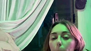 cute homemade latina neighbor milf cunhada gets oiled creampie from big cock next door