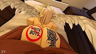 Holy Fuck! Angel Corrupted By Demon's Monster Black Cock Creampie!