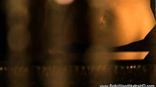 exotic indian brunette lover dances erotically stripping clothes ripped nude tease