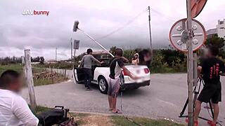 wanna see what this hot japanese babe does before her porn scene?