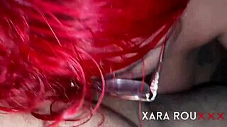 MI HIJASTRO SUCKS MILK FROM MY HUGE LACTATING TITS!