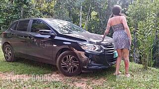 she smokes while i fuck her hard then sucks me off while pissing in the forest?