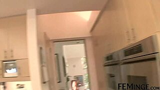 Step sister licks stepmom's wet pussy in 4k lesbian fingering orgasm