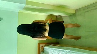 Girl, your fine ass in that miniskirt needs hotel workout now