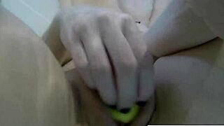 sexy nadia masturbates hardcore in bath with big tits out