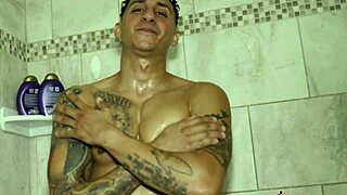 skinny sasha tatcha sucks ronaldo toes while teasing big cock?