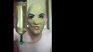 bisexual masked piss lover BEGS for your hot swallow humiliation closeup