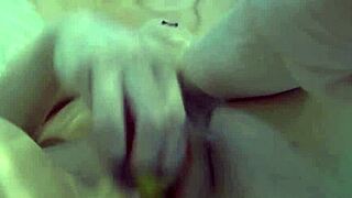 sexy nadia masturbates hardcore in bath with big tits out