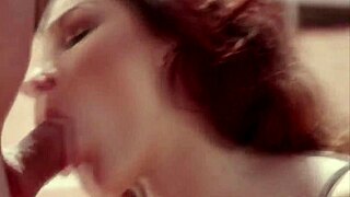 Redhead milf savors amateur couple's cumshot handjob blowjob