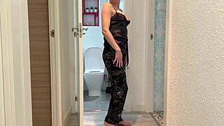 Latina Shower Masturbation Explodes Into Golden Rain Orgasm