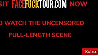 Teen Babes Face Fucked Hard Alternating Monster Cocks