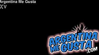 Busty Skinny Brunette Shakes Round Ass in Thong