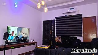 Fat Ass Black Housewife Mara Exotic Cleans Naked Twerking Her Plump Curves