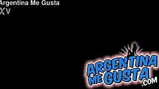 Busty Skinny Brunette Shakes Round Ass in Thong