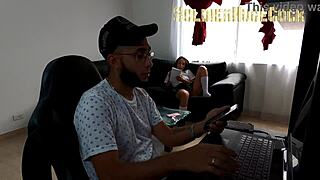 My stepdaughter slut seduces me for huge cock in tight pussy ughh melany lopez