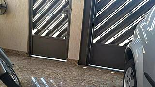 hey neighbor's hot curvy wife in tight jeans gets railed hard by the hubby next door 😏🍑