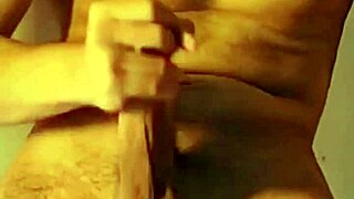 Sexy solo strokes massive dick when home alone... watch her explode? 🍆🔥