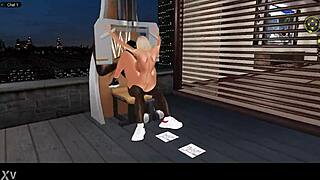 WOW, HOT GYM RIDE ON THAT BIG COCK! 💦🍑