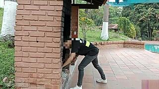 damn risky outdoor fuck with big ass latina stepsis creampie deepthroat